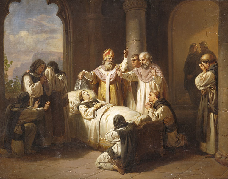  Morte di santa Margherita d'Ungheria